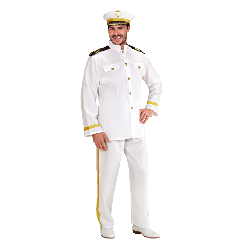 [WID44301] Déguisement de Capitaine de la marine pour homme (S)