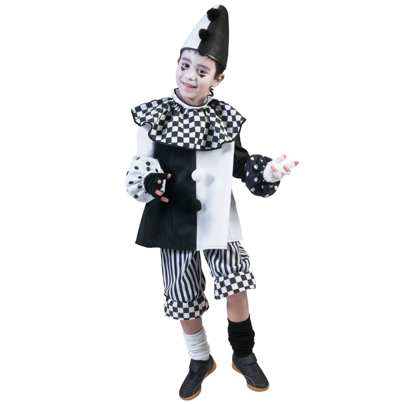 Déguisement de Pierrot "Pedrolino" pour garçon