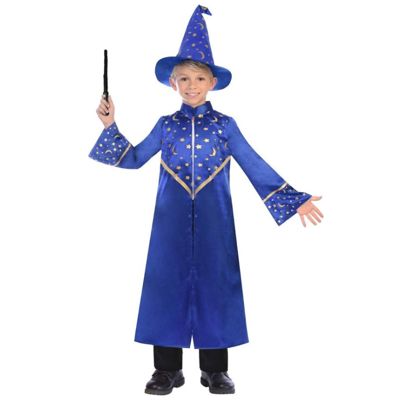 Déguisement de magicien bleu pour garçon
