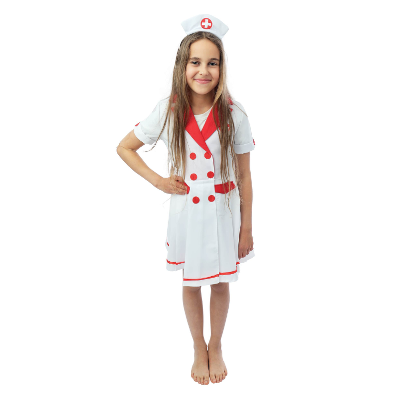 [PCL21155] Déguisement d'infirmière pour fille (5-6 ans)
