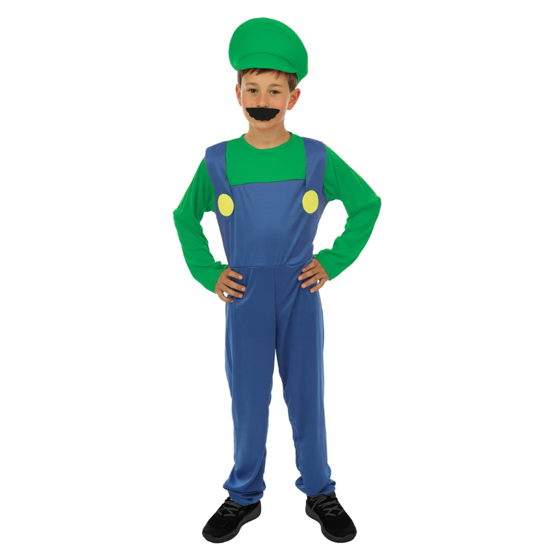 Déguisement de plombier vert pour garçon