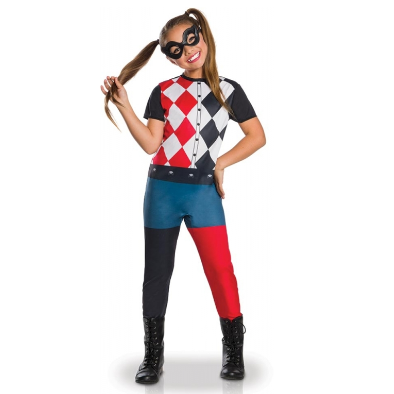 [RUB640075T56] Harley Quinn™-Kostüm für Mädchen (5-6 ans)