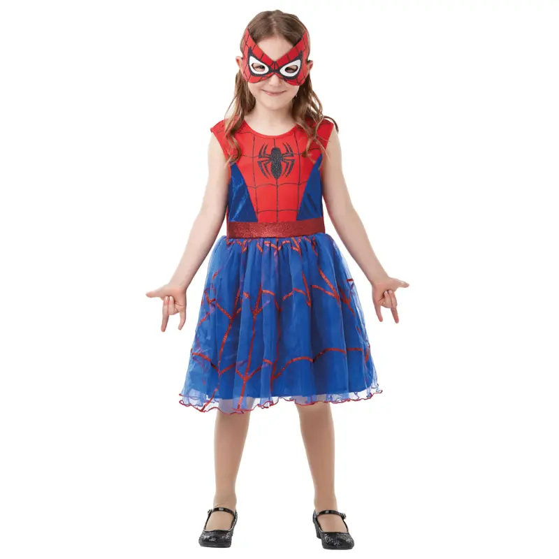 [RUBR300101OH] Robe tutu Spider-Man luxe fille