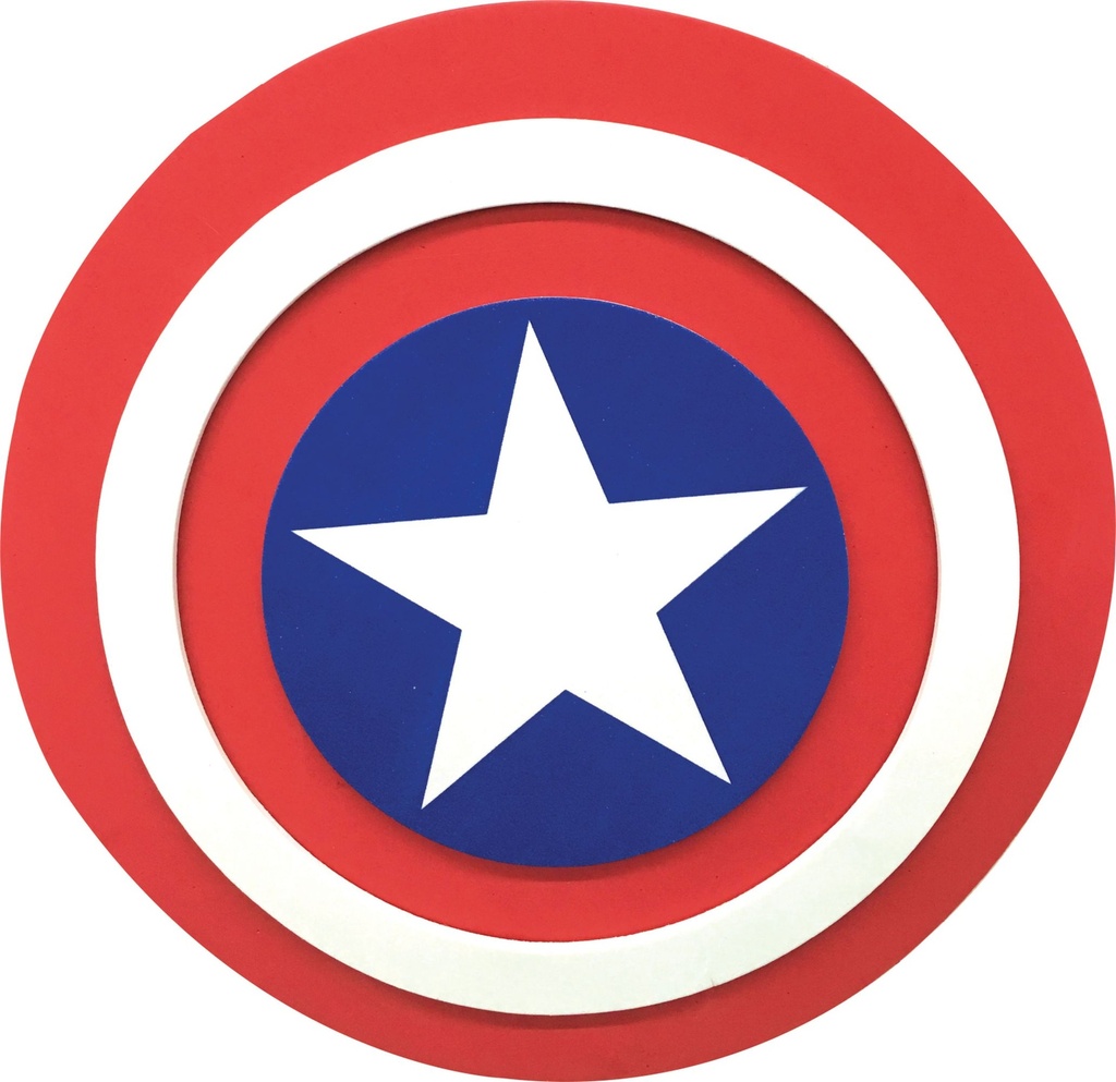Bouclier en mousse Captain America