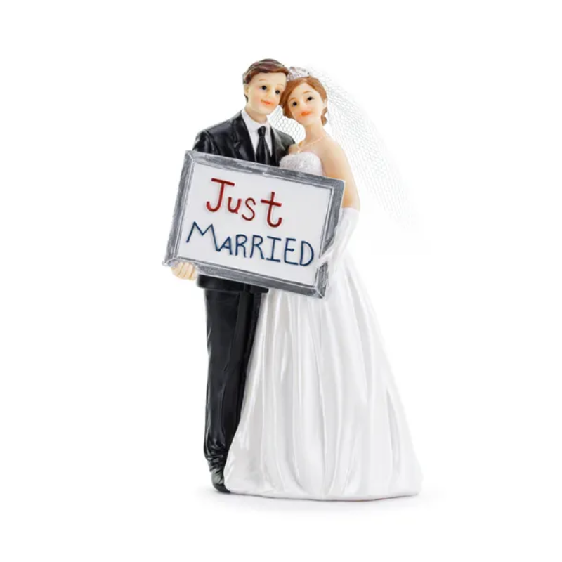 Figurine couple "Just Married"