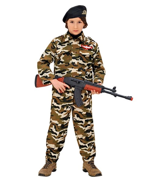 [WID95575] Soldaten-Kostüm für Jungen (116)