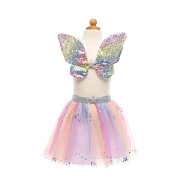 [GRE42925] Set d'accessoires Papillon arc-en-ciel pastel