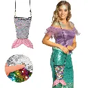 Sac bandoulière queue de sirène