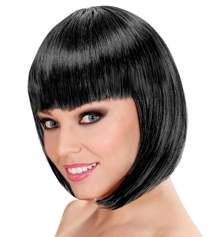 [WID09753] Bob-Perücke mit Pony für Damen (Marron)