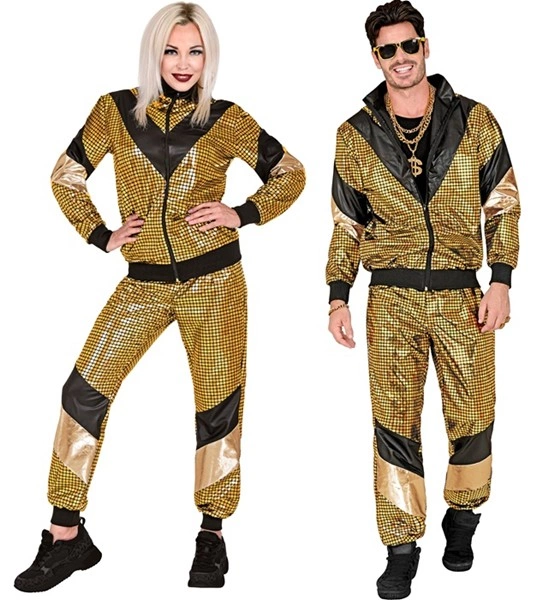 [WID21961] 80s Gold Costume for Adults (S)
