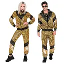 80's Gold Tracksuit Costume