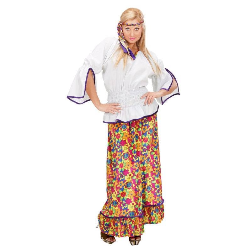 Déguisement hippie peace&love pour femme