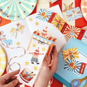 Boîte à stickers cirque