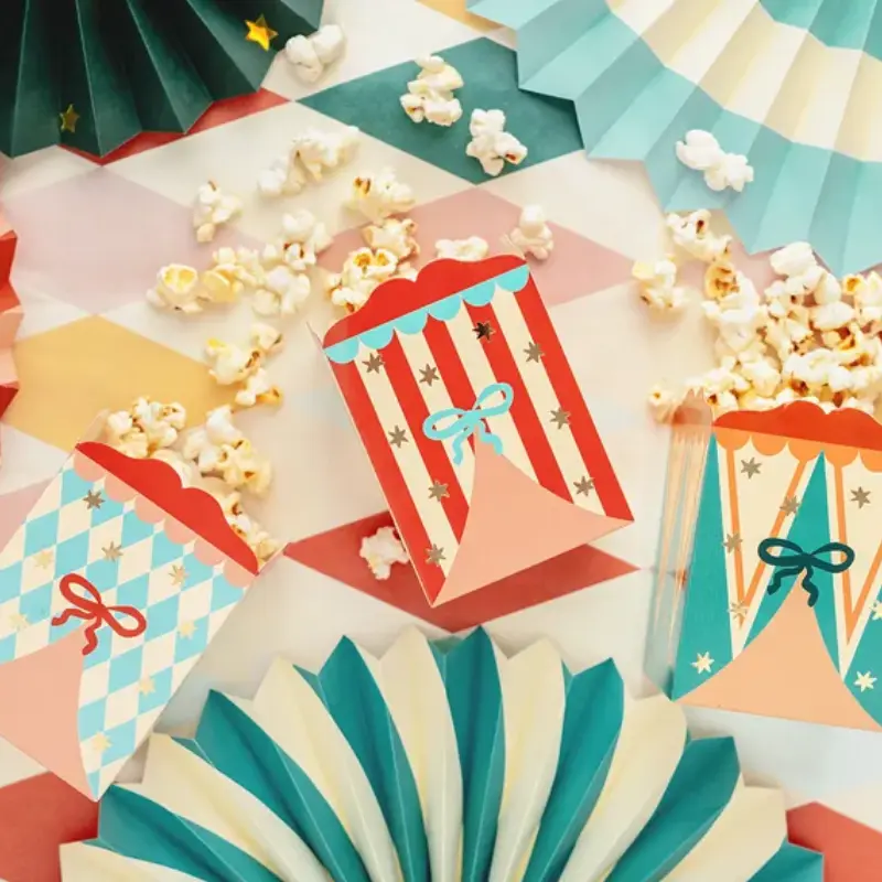 [PARFNS11] 6 Box à pop corn cirque 
