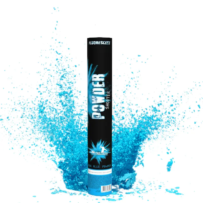 Canon à poudre bleu 40 cm