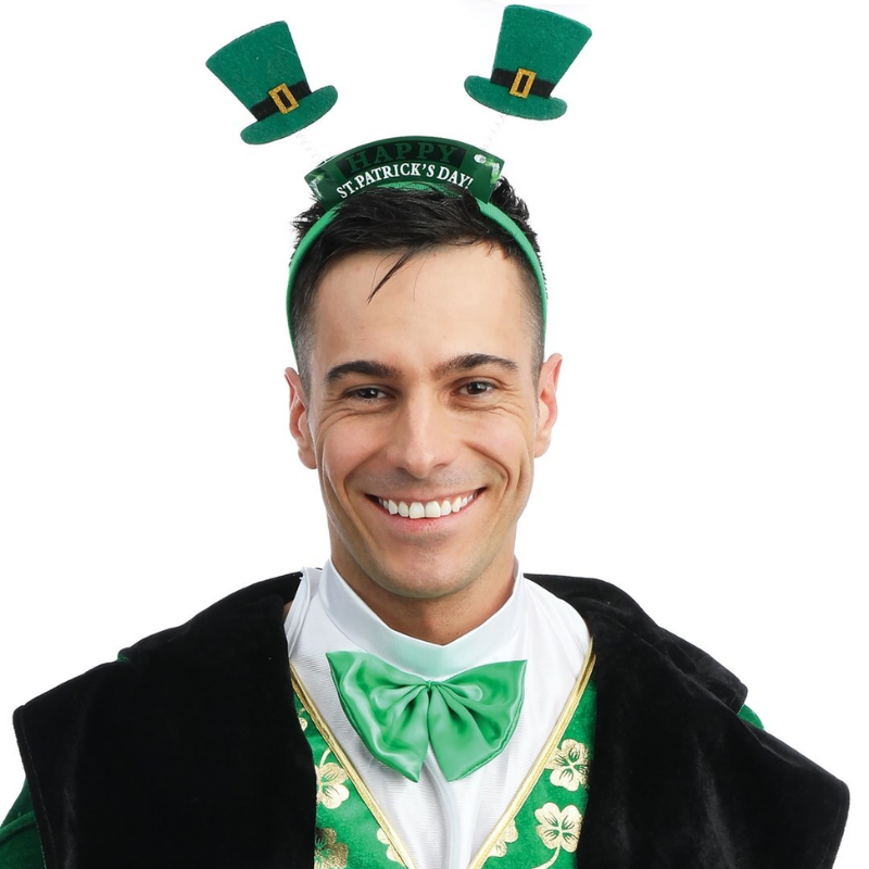 [PCL23241] Serre-tête chapeau Saint Patrick