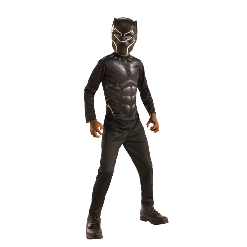 [RUB700811T46] Black Panther™ Costume for Boys (4-6 ans)