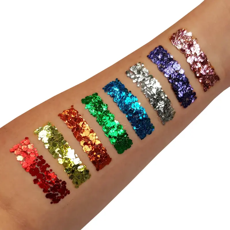 Gel pailleté argent 12 ml - Moon Glitter