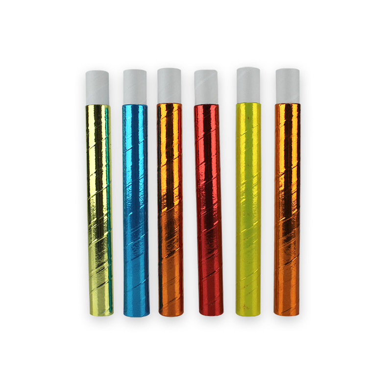 6 Sarbacanes couleurs métallisés