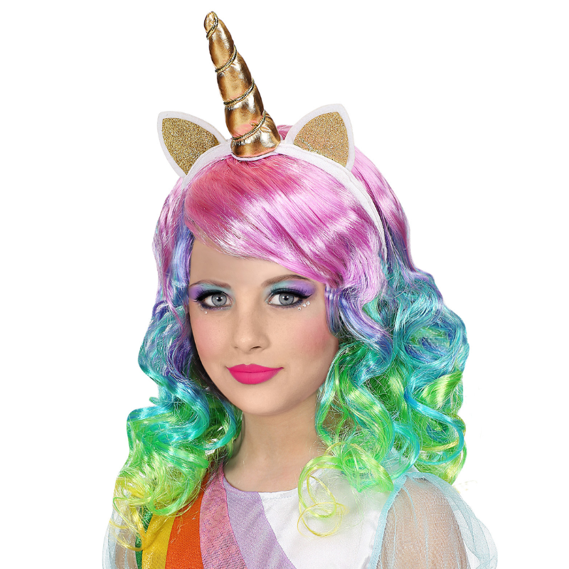 [WID46935] Perruque enfant Licorne