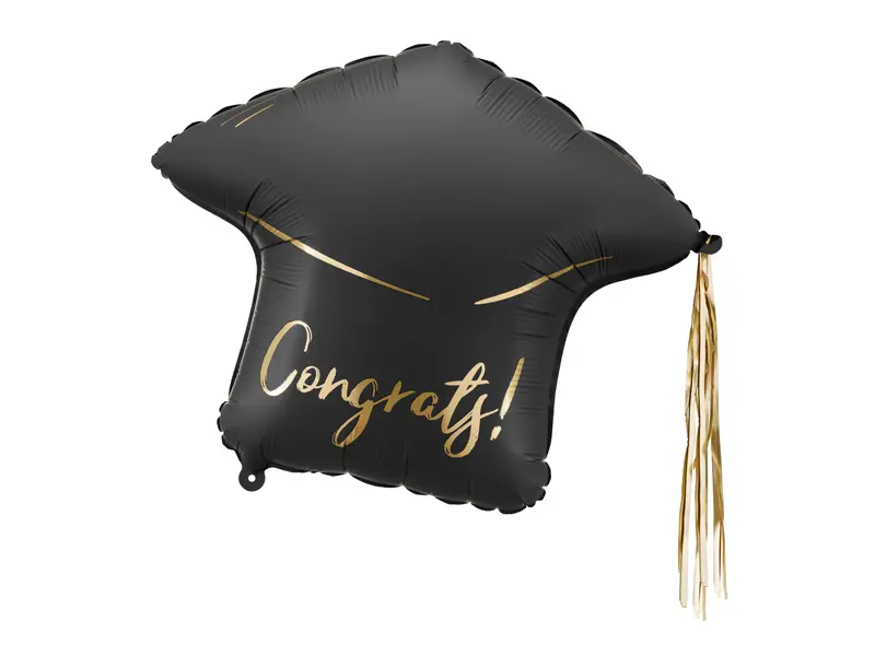 Ballon en aluminium Chapeau ''Congrats!'', 60x55 cm, mix