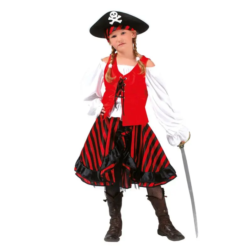 [FUN411057_116] Déguisement de pirate pour fille  (4-5 ans /116 cm)