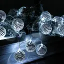 Guirlande boules disco LED