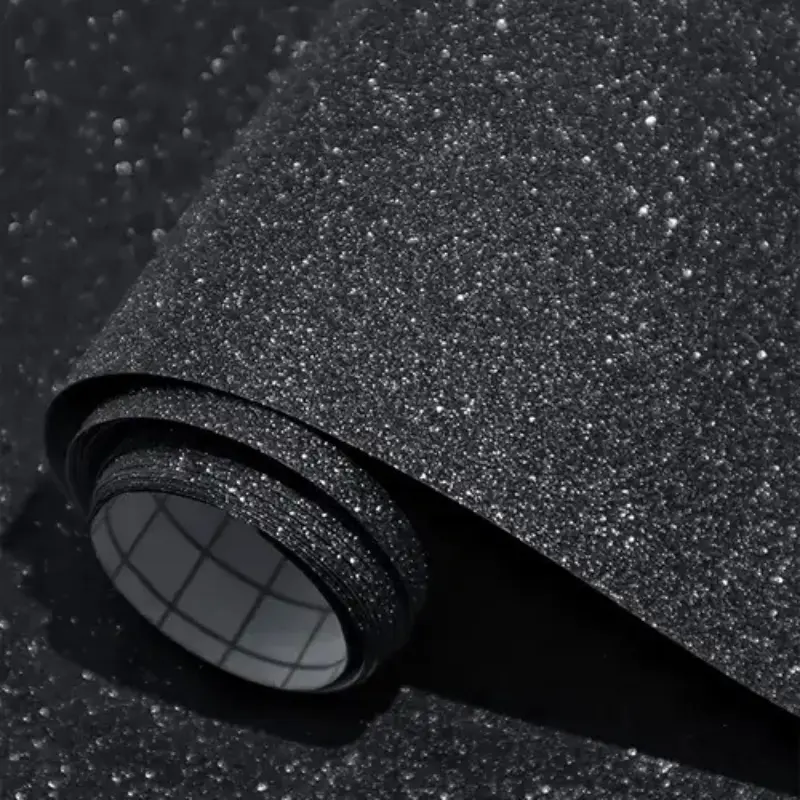 [CHA11446-10] Nappe pailletée noire - 120cm*3m