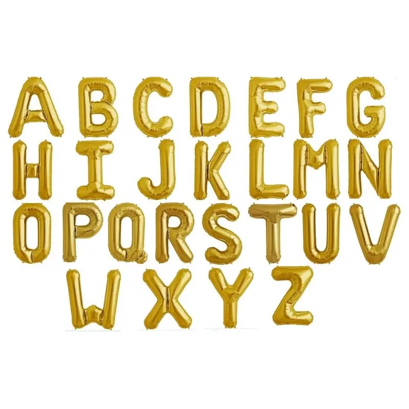 Letter balloon gold 86 cm