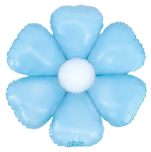 [ABCPS-BDZY-34-FR] Ballon Marguerite bleu 34" - Prima