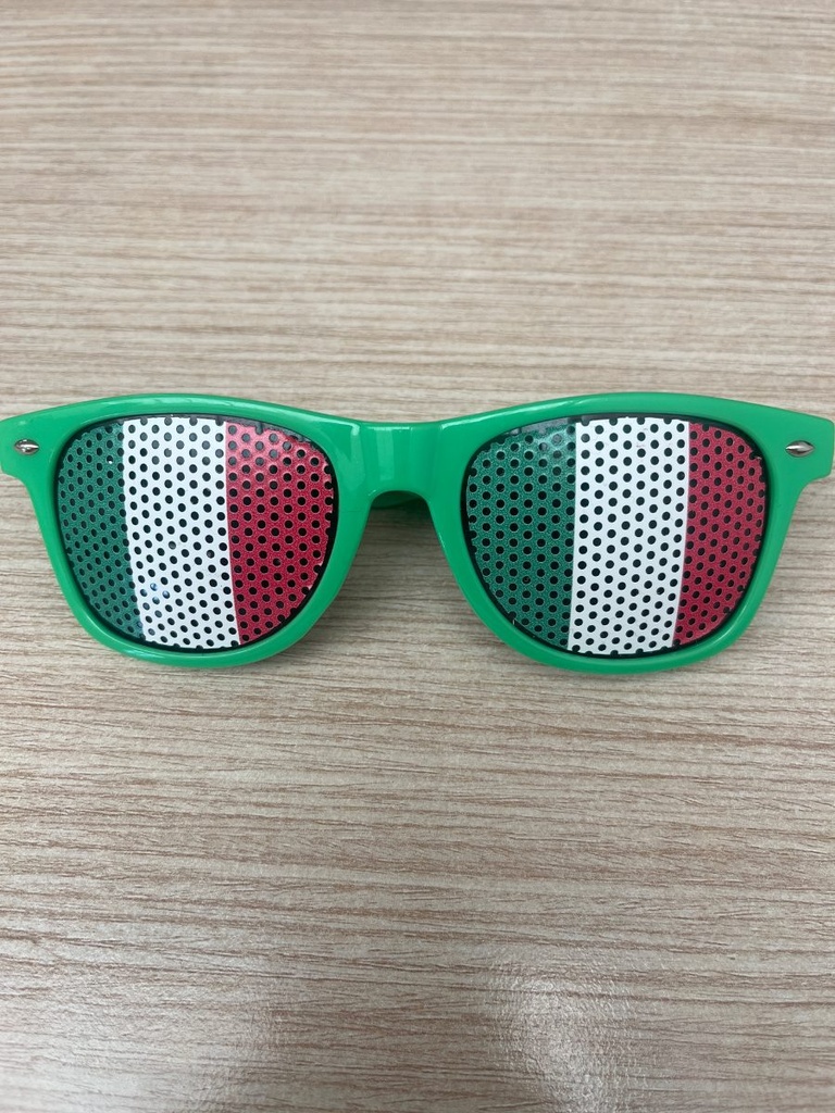 Italian flag glasses