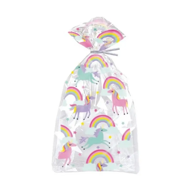 [COTU63394] 20 Unicorn Cellophane Sweet Bags