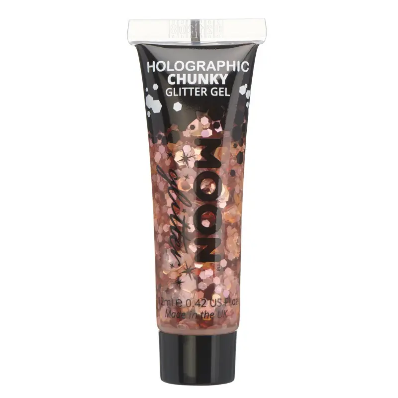 [SMIG13177] Gel pailleté holographique - Moon Glitter (Rose gold)