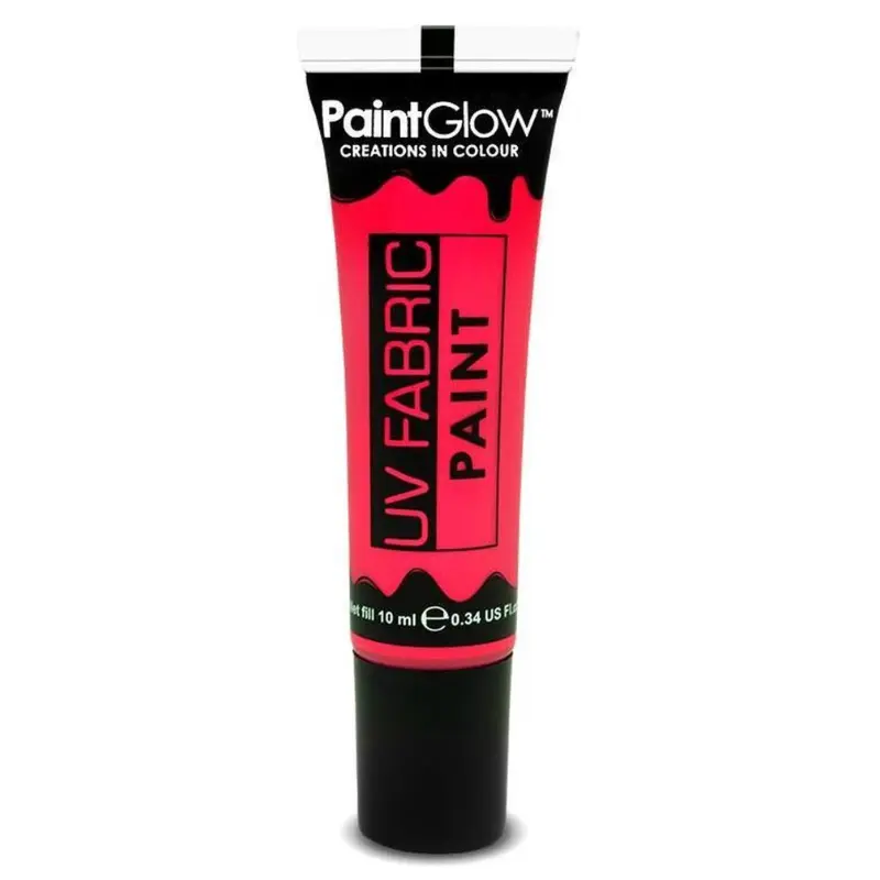 [SMI46116] Peinture textile Néon / UV (Rouge fluo)