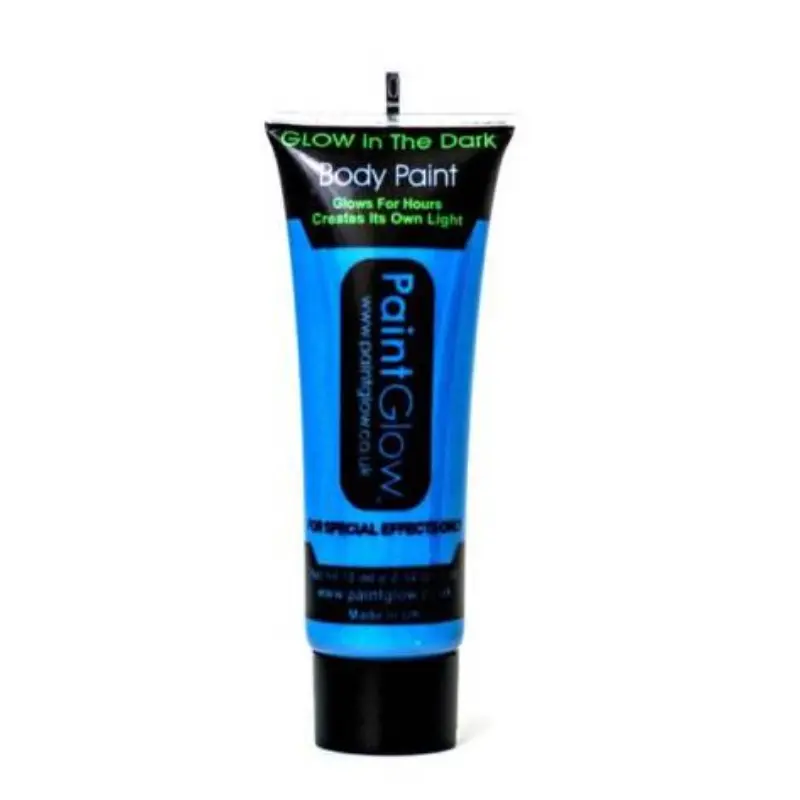 Glow in the Dark Body Paint, Blue, 10ml