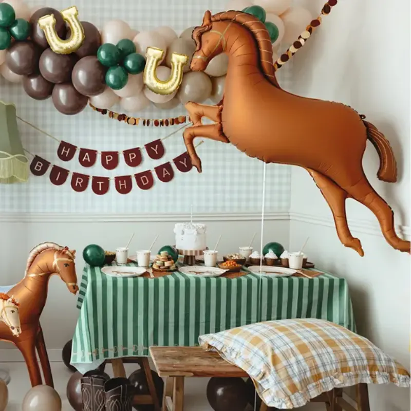 [PARFB279] Ballon Cheval en aluminium 120 cm