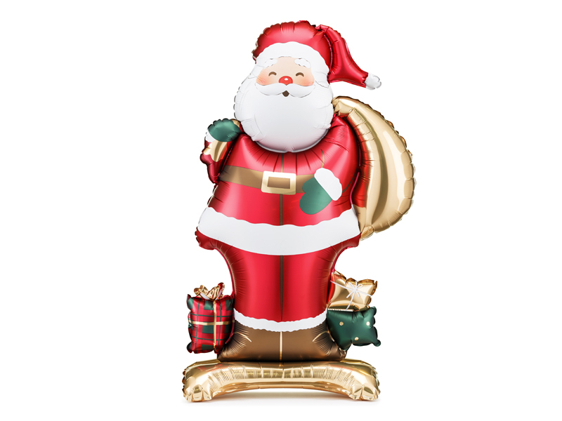 [PARFB307] Standing Santa Claus foil balloon 84 cm