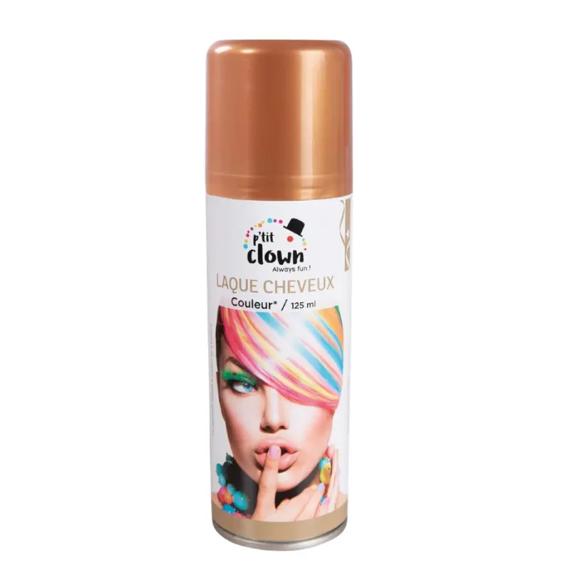 [PCL020405] Laque coloré or métallique pour cheveux