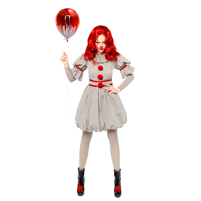 [AMS9912531] Déguisement de clown Pennywise IT 2 pour femme (S)