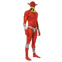 Déguisement seconde peau Morphsuits™ Orc Jaw Dropper Red
