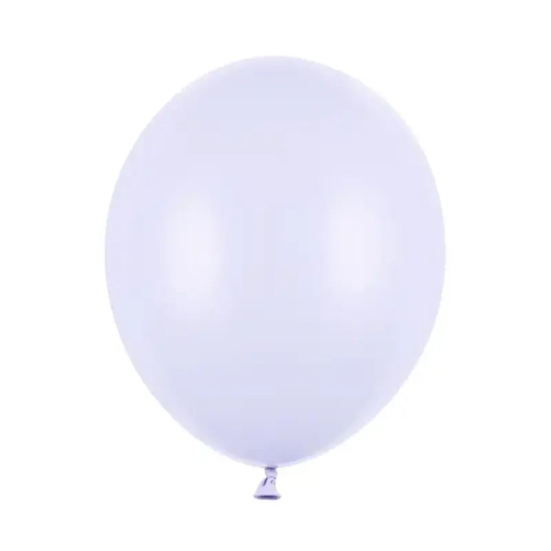50 ballons latex 30 cm lilas clair pastel 