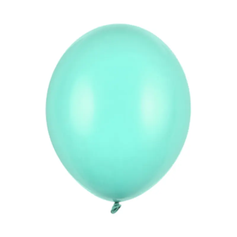 50 Latex Balloons 30 cm Pastel Mint Green