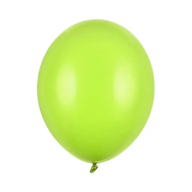 50 ballons latex 30 cm vert citron pastel 