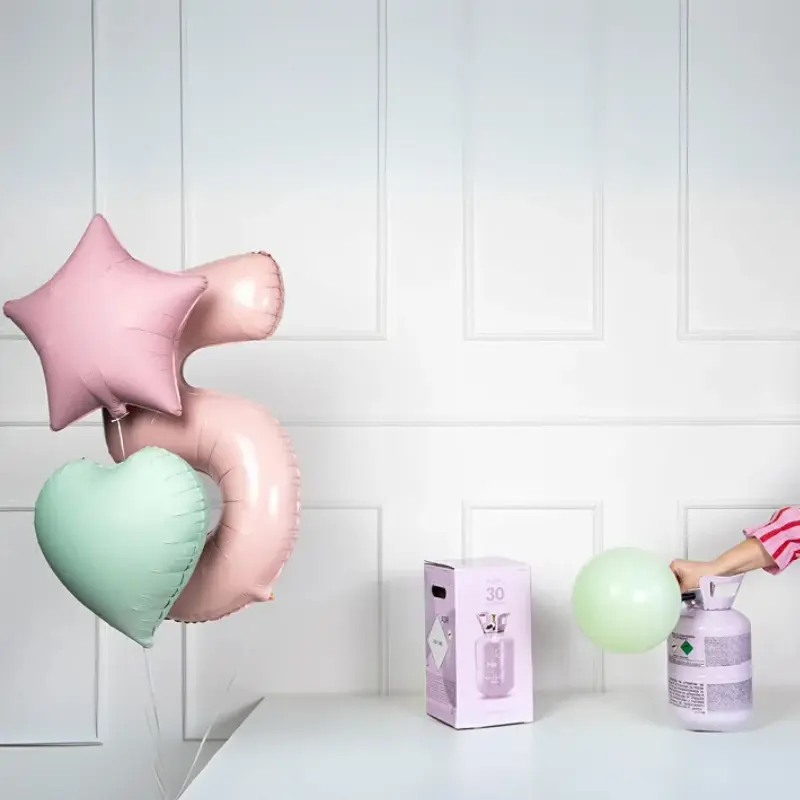 Bouteille d'hélium violette pour 30 ballons 