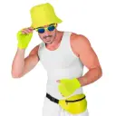 Neon-Bauchtasche mit Pailletten