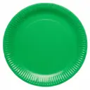 8 Assiettes en carton unicolore 23 cm