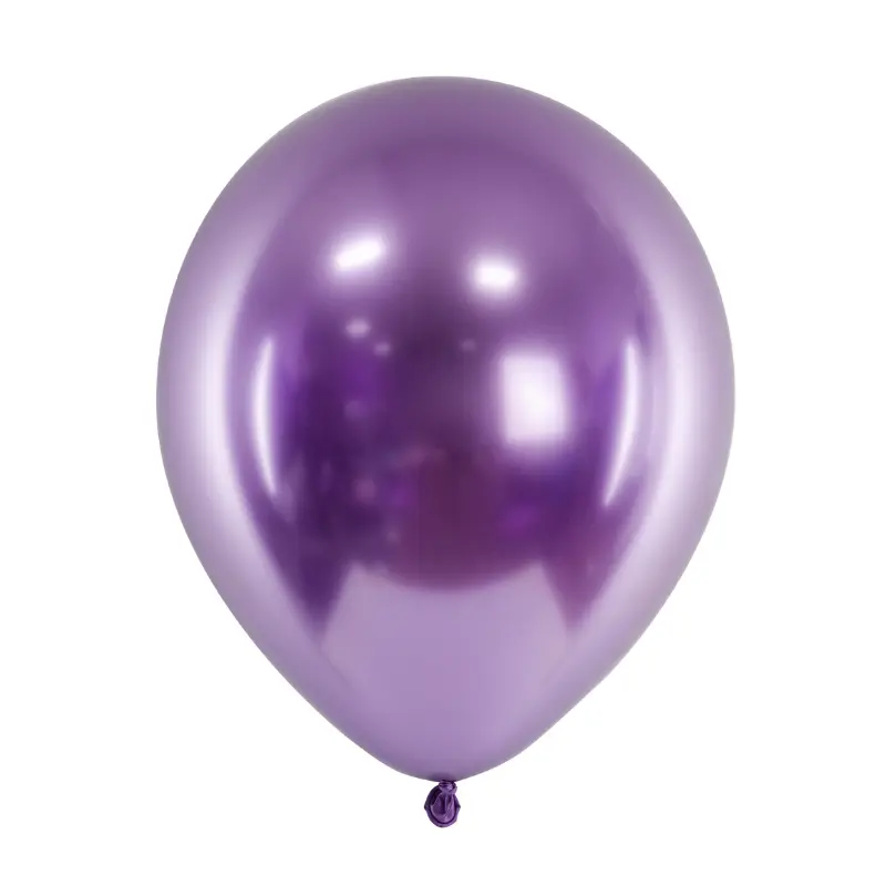 50 ballons latex 30 cm violet chrome