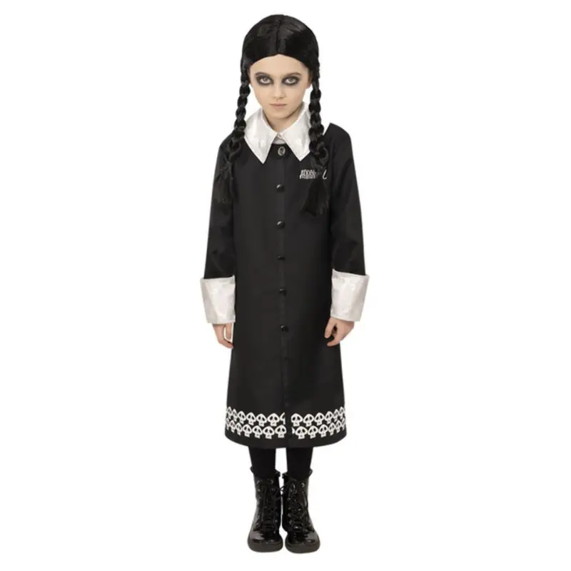 [SMI51625M] Wednesday Addams™ Costume for Girls (7-9 ans)
