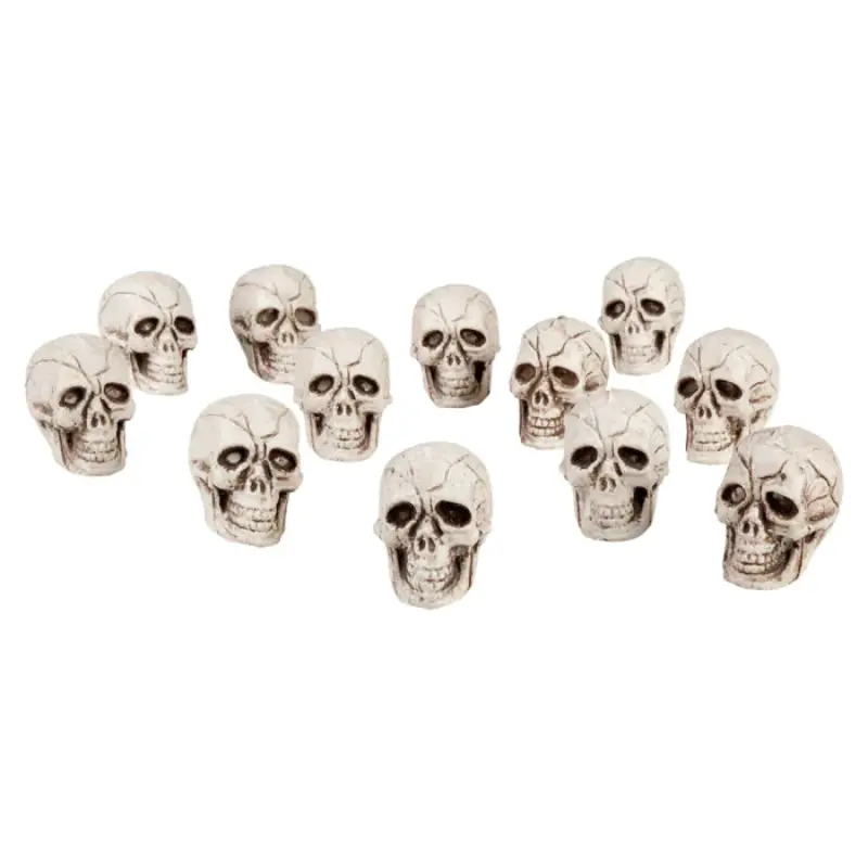 [BOL74390] Set 12 têtes de mort