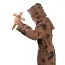 Pieu croix ensanglantée